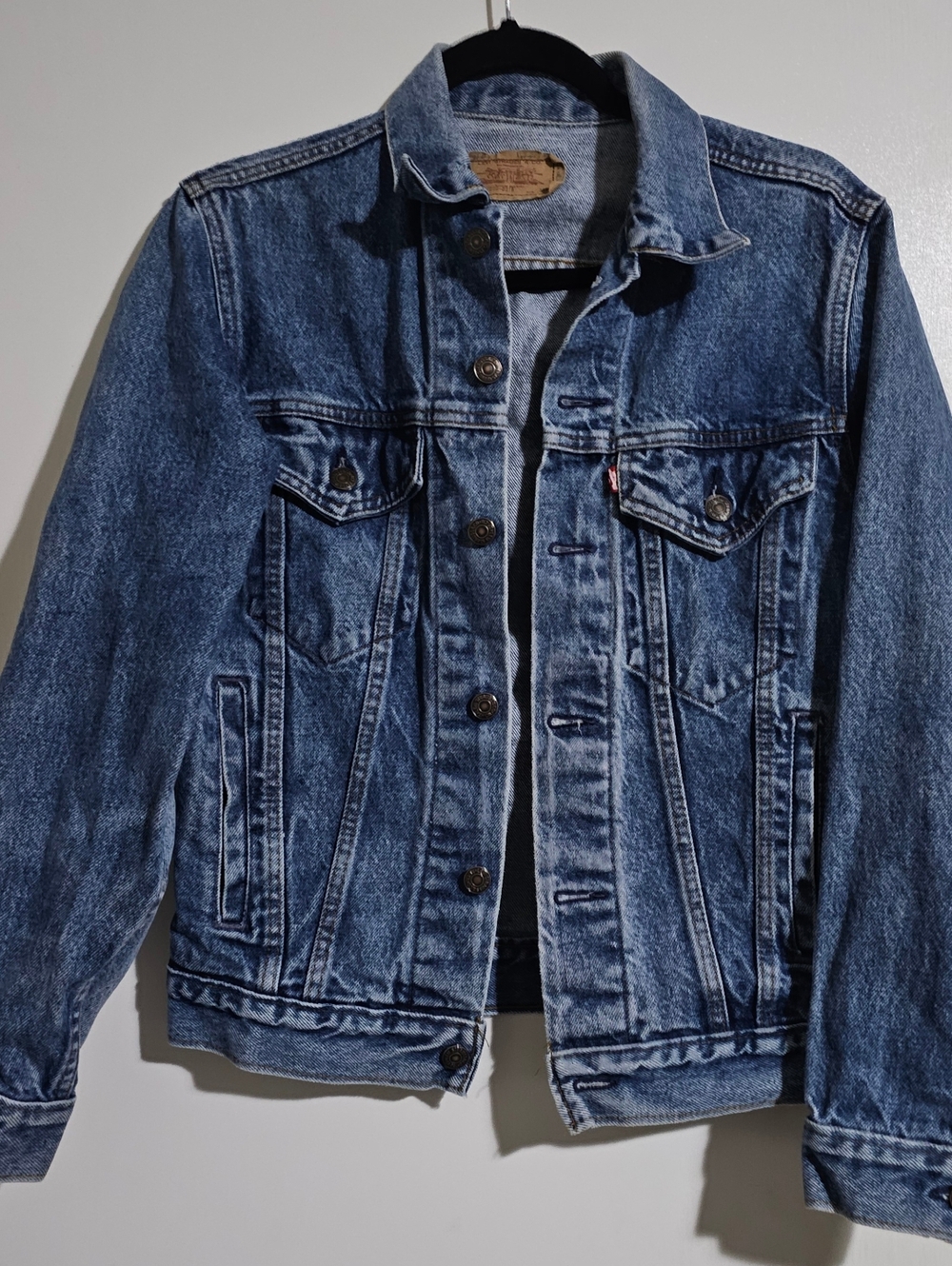 Vintage Levi's Type III Trucker denim jacket, likely from the 1980s